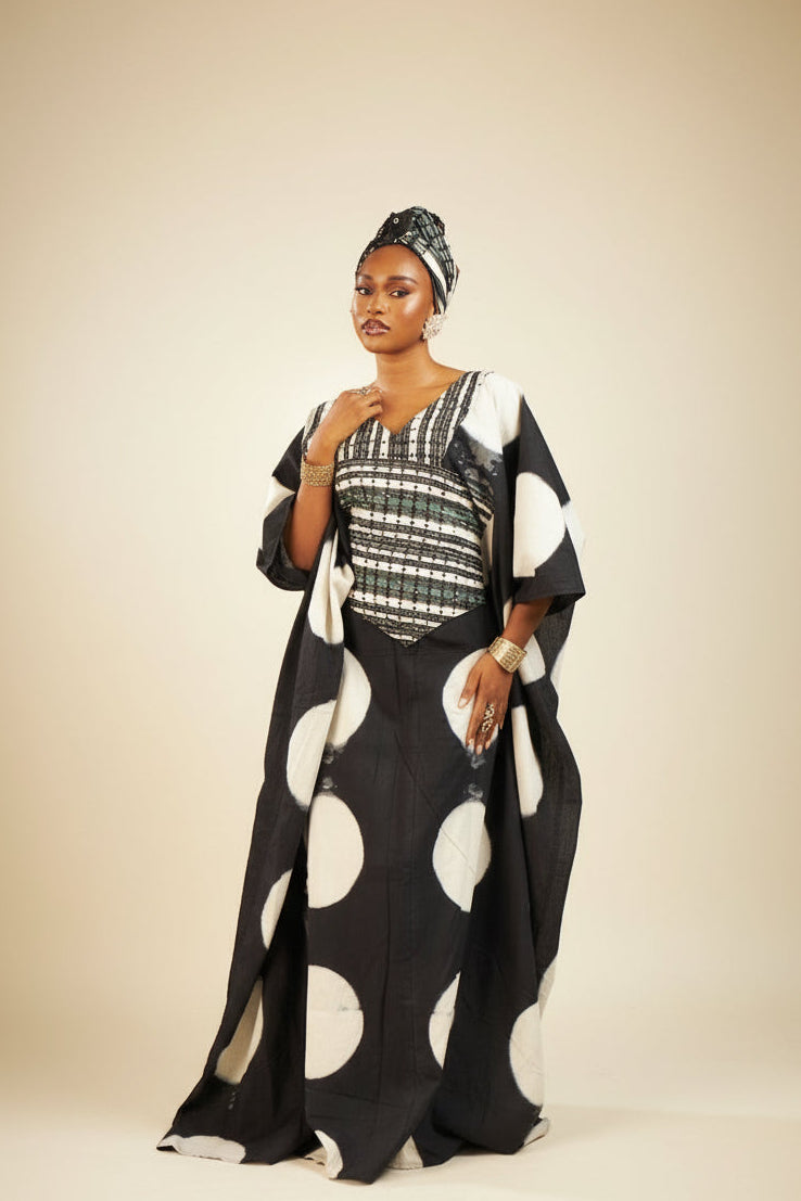 Joyce Adire & Aso oke Boubou