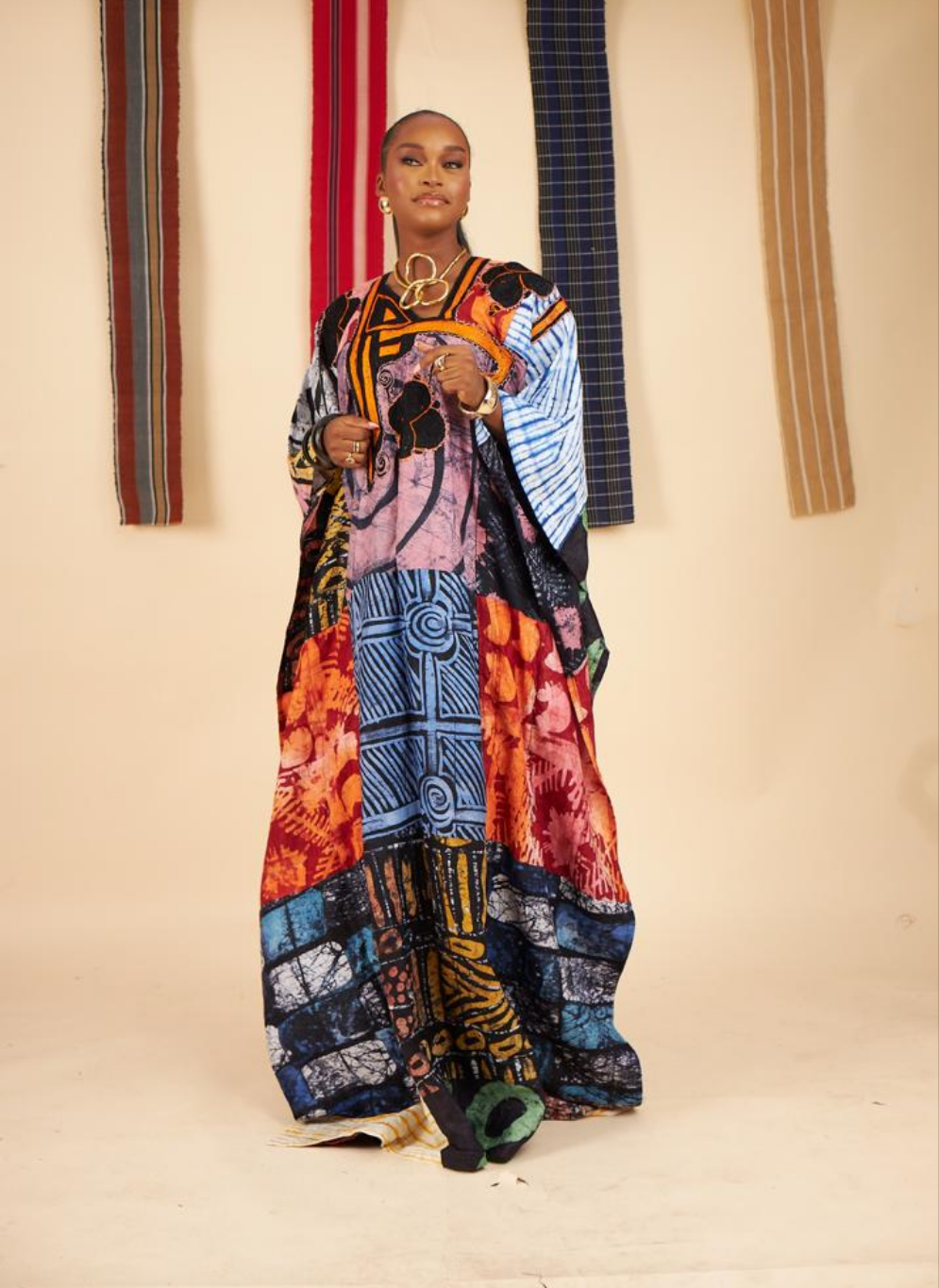 Pelumi Patchwork Adire BouBou