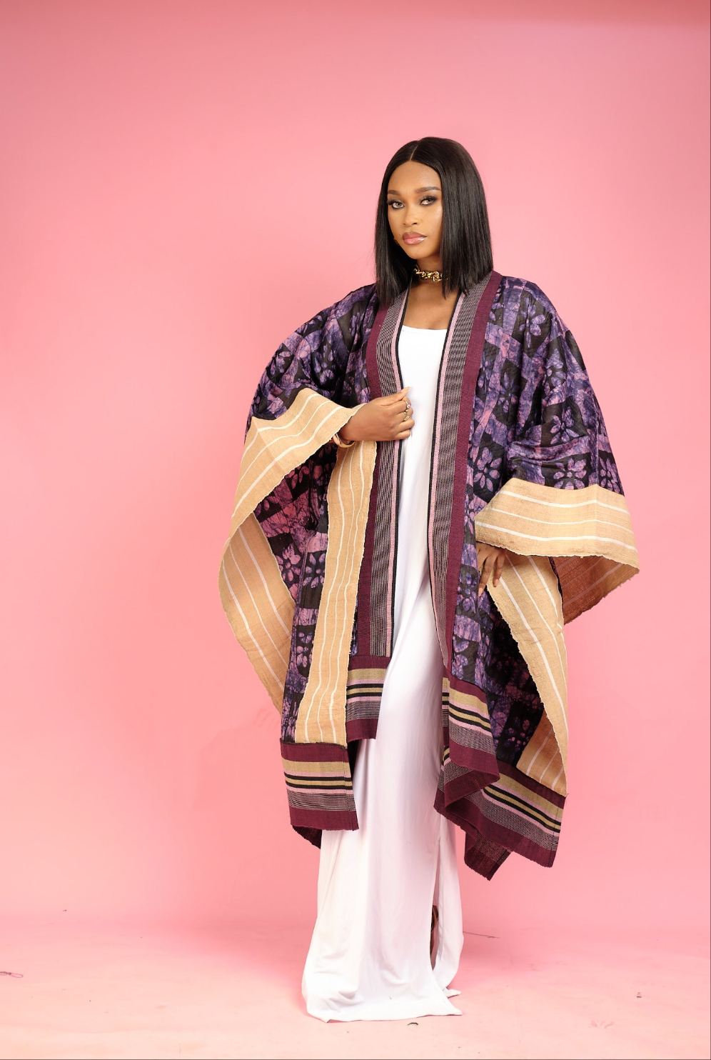 Araoluwapo Aso oke cape (series 2)