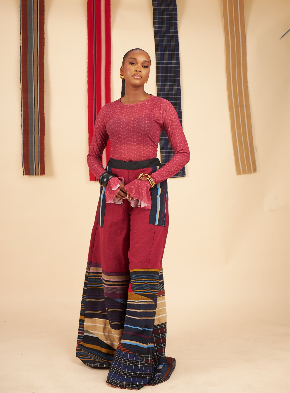 Adejoke Aso oke Pants