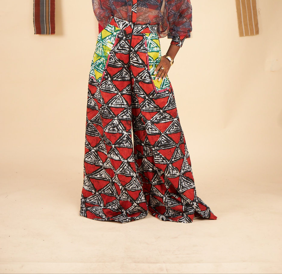 Lade adire cullotte pants
