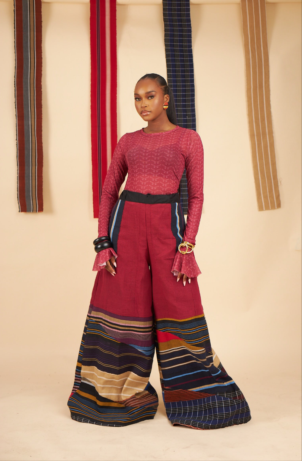 Adejoke Aso oke Pants