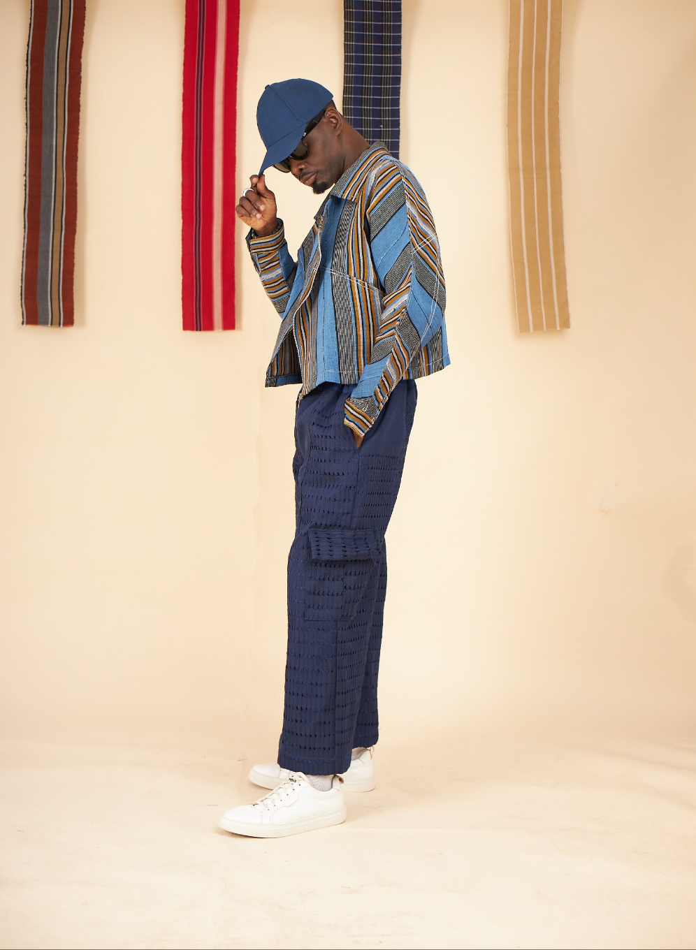 Niran Aso Oke Combat Pants (MALE Version)