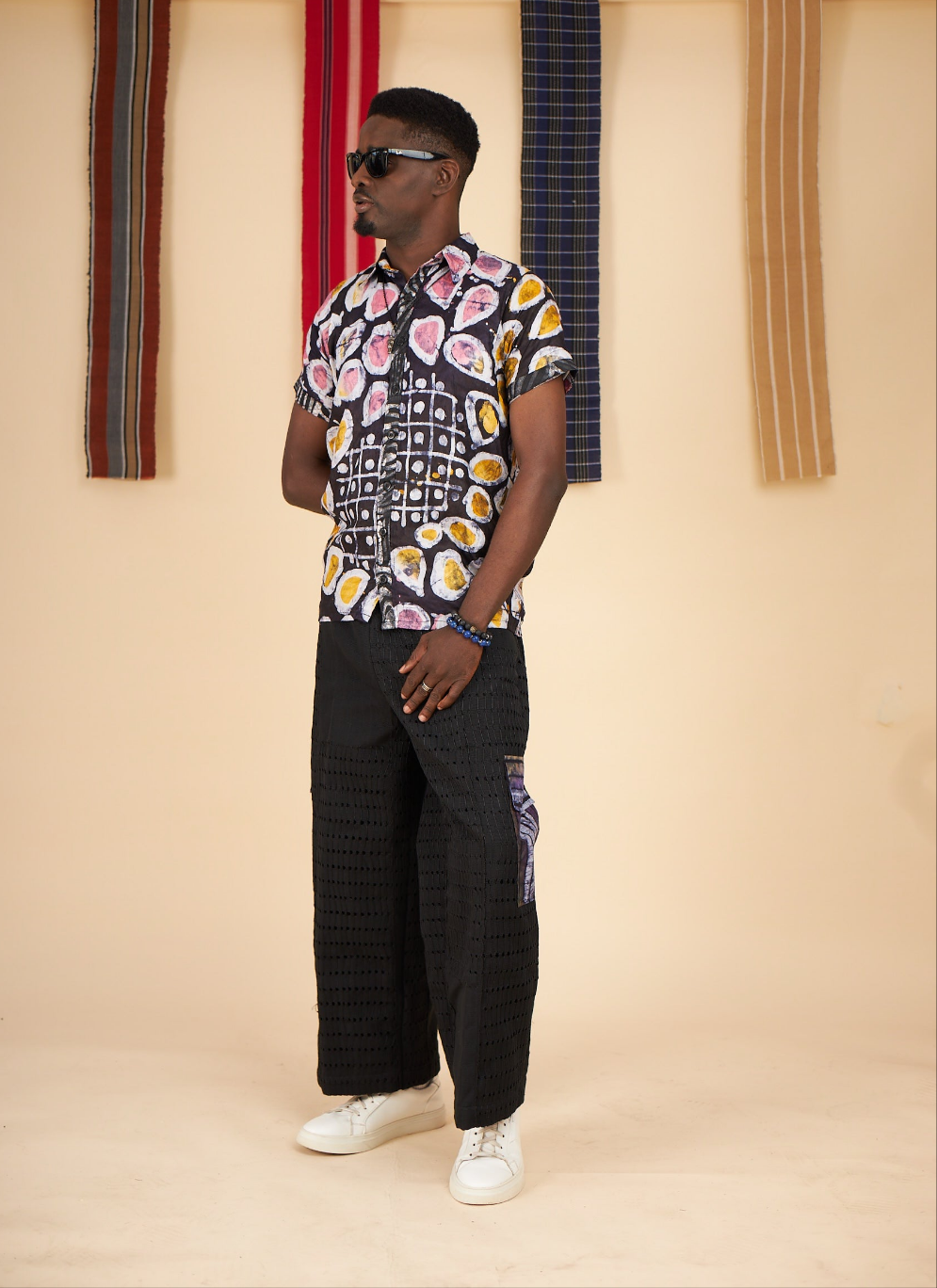 Niran Aso Oke Combat Pants (MALE Version)