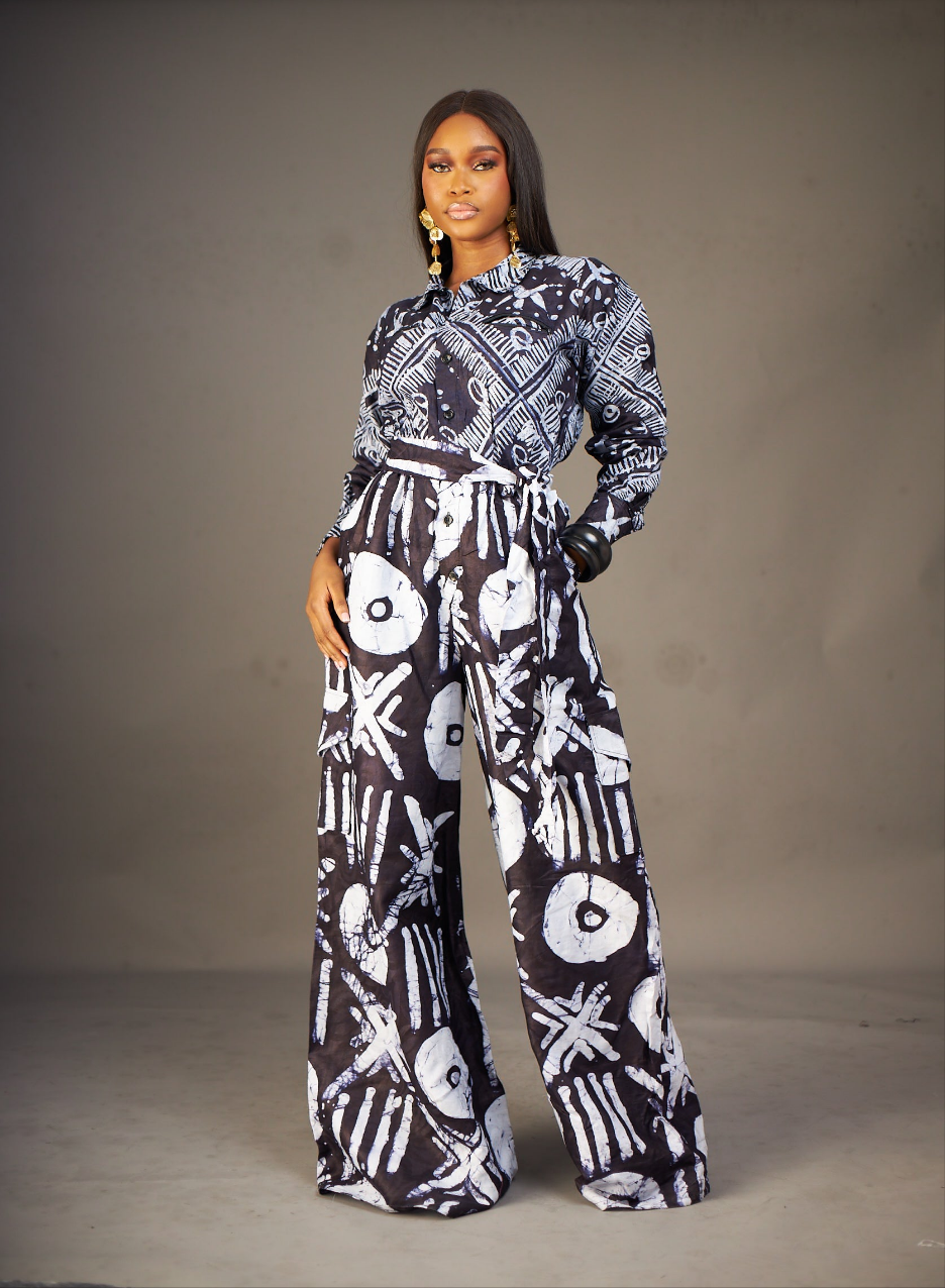 Oluchi Adire Jumpsuit