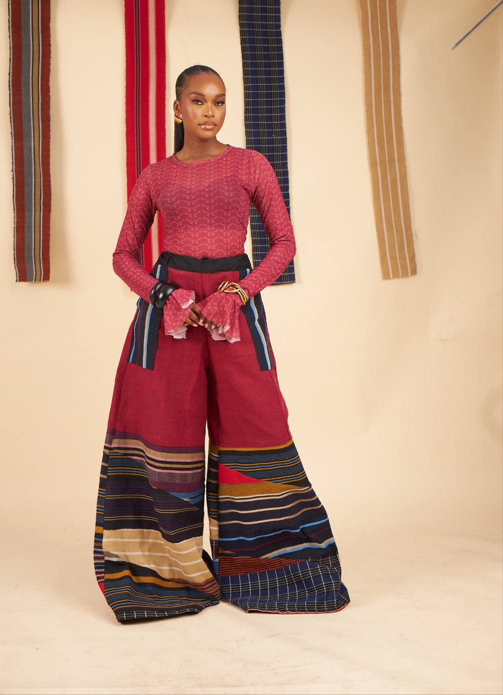 Adejoke Aso oke Pants