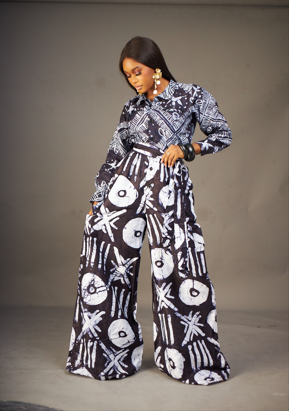 Oluchi Adire Jumpsuit