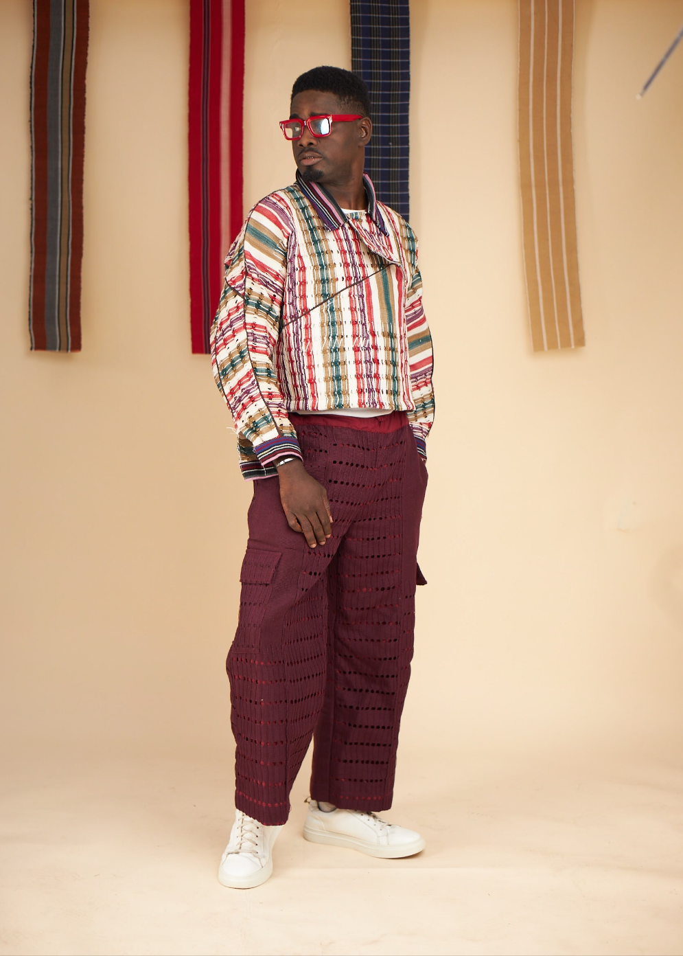 Niran Aso Oke Combat Pants (MALE Version)