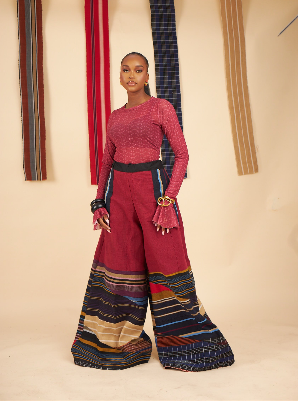 Adejoke Aso oke Pants