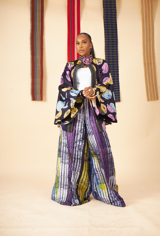 Idara Adire Culottes set