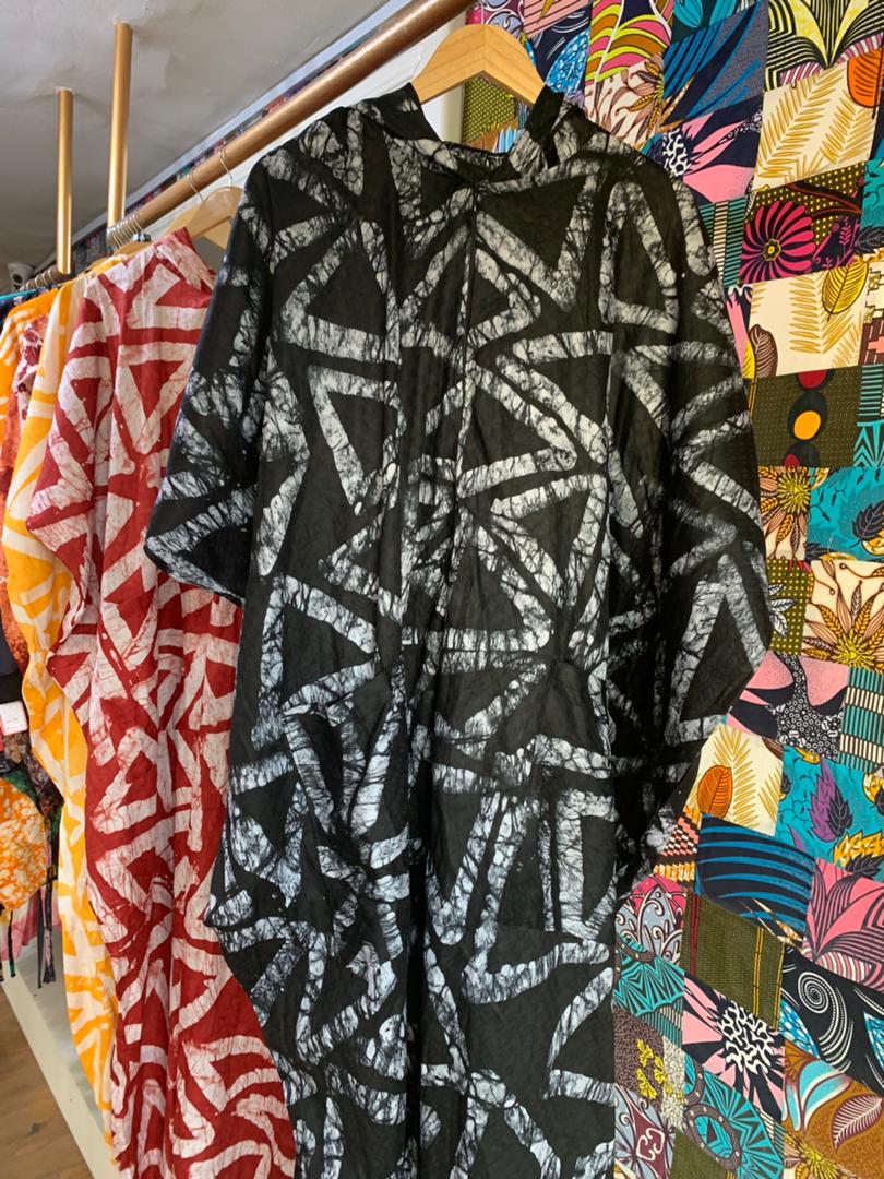 Rabia Hooded Tunic Dress