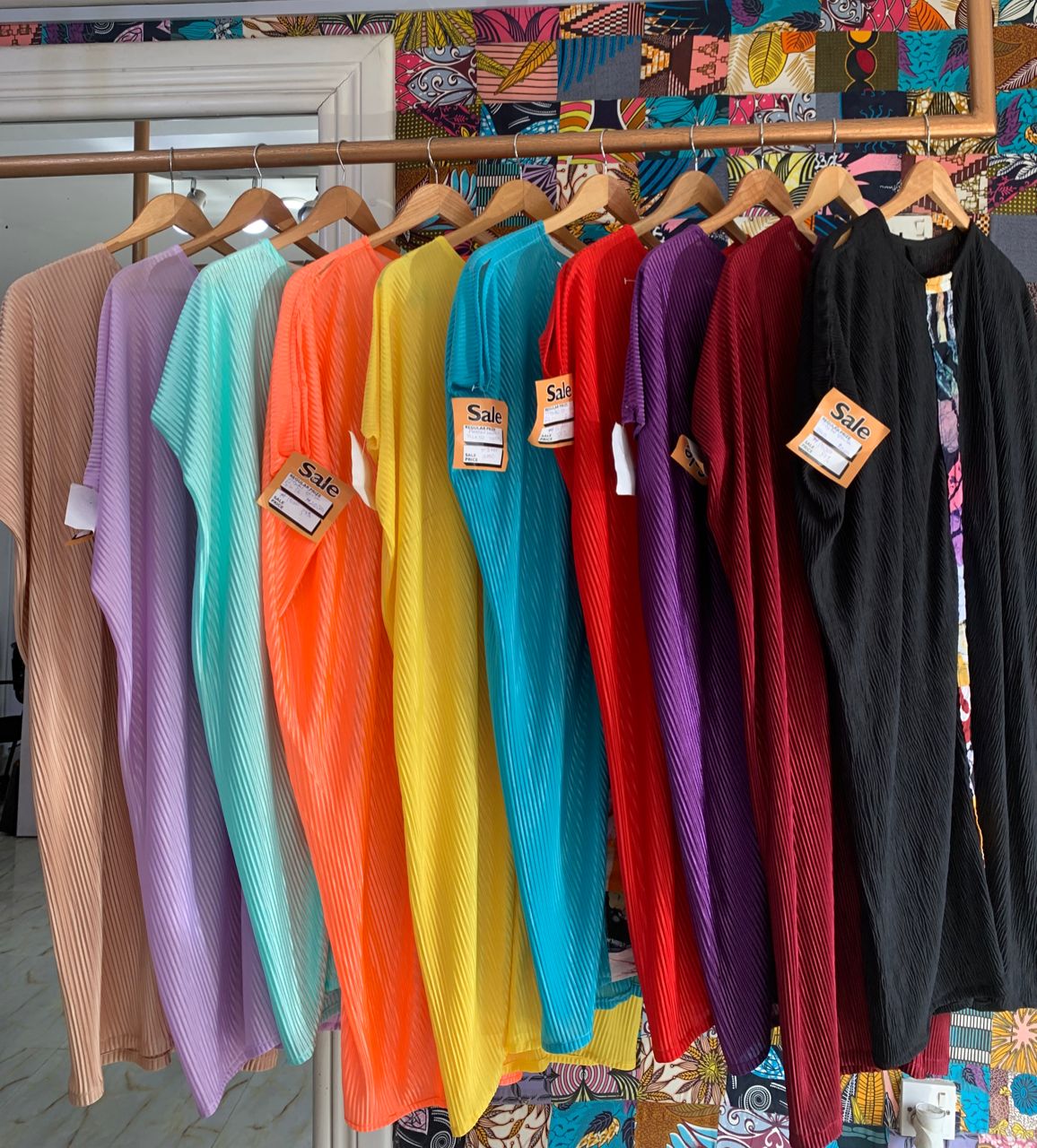 BF pleated Sun ray Bou-bou