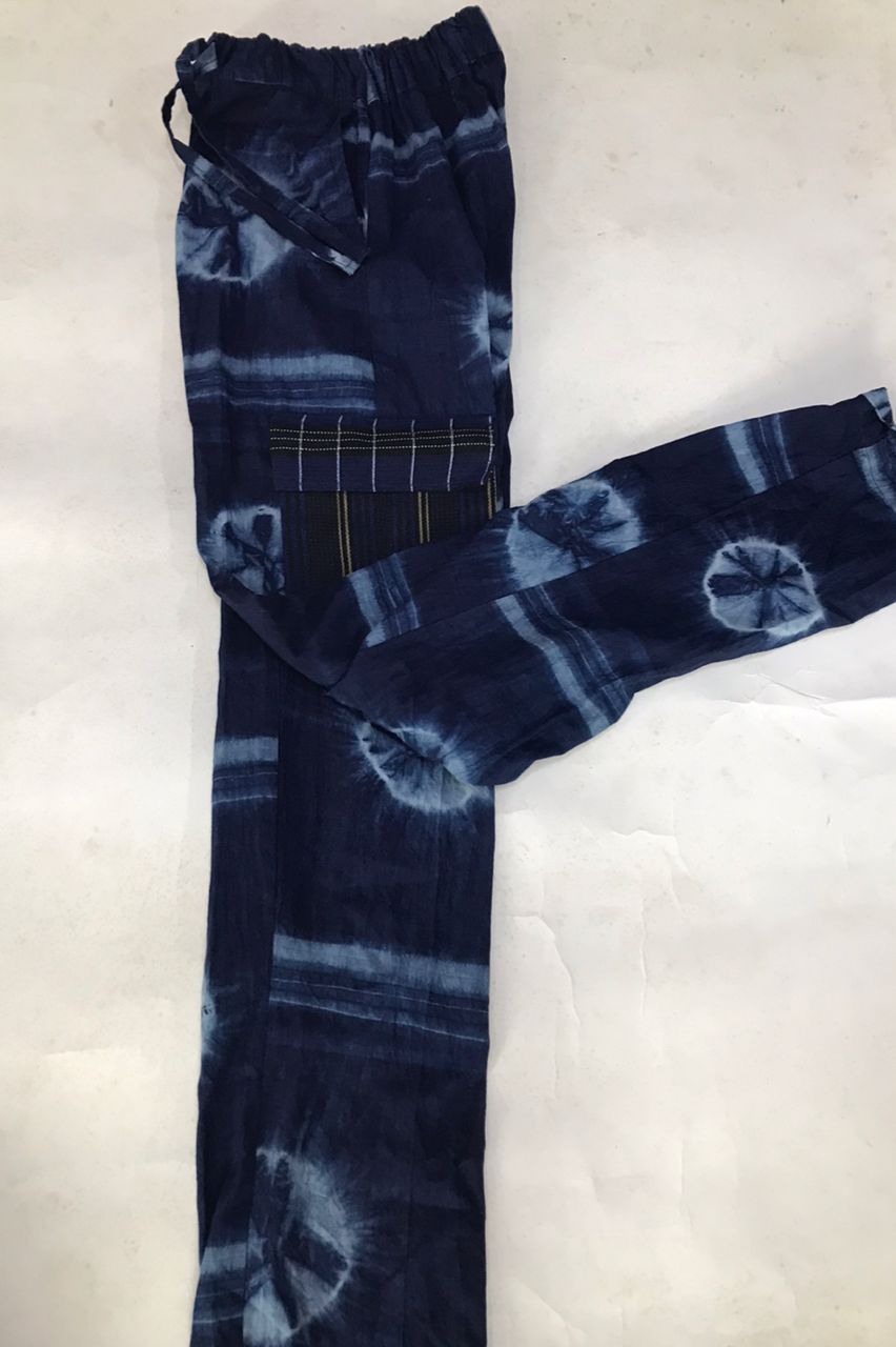 bf straight adire pant with cargo pocket