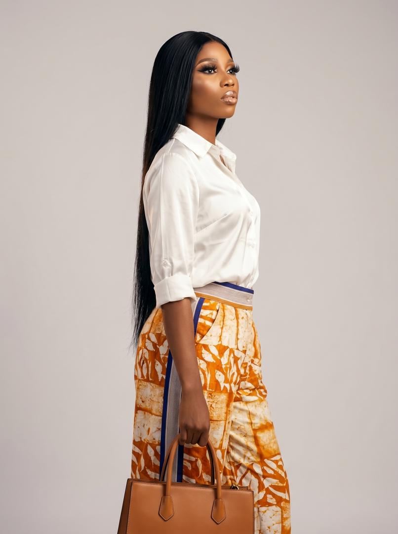 Imole Adire and Aso oke pant