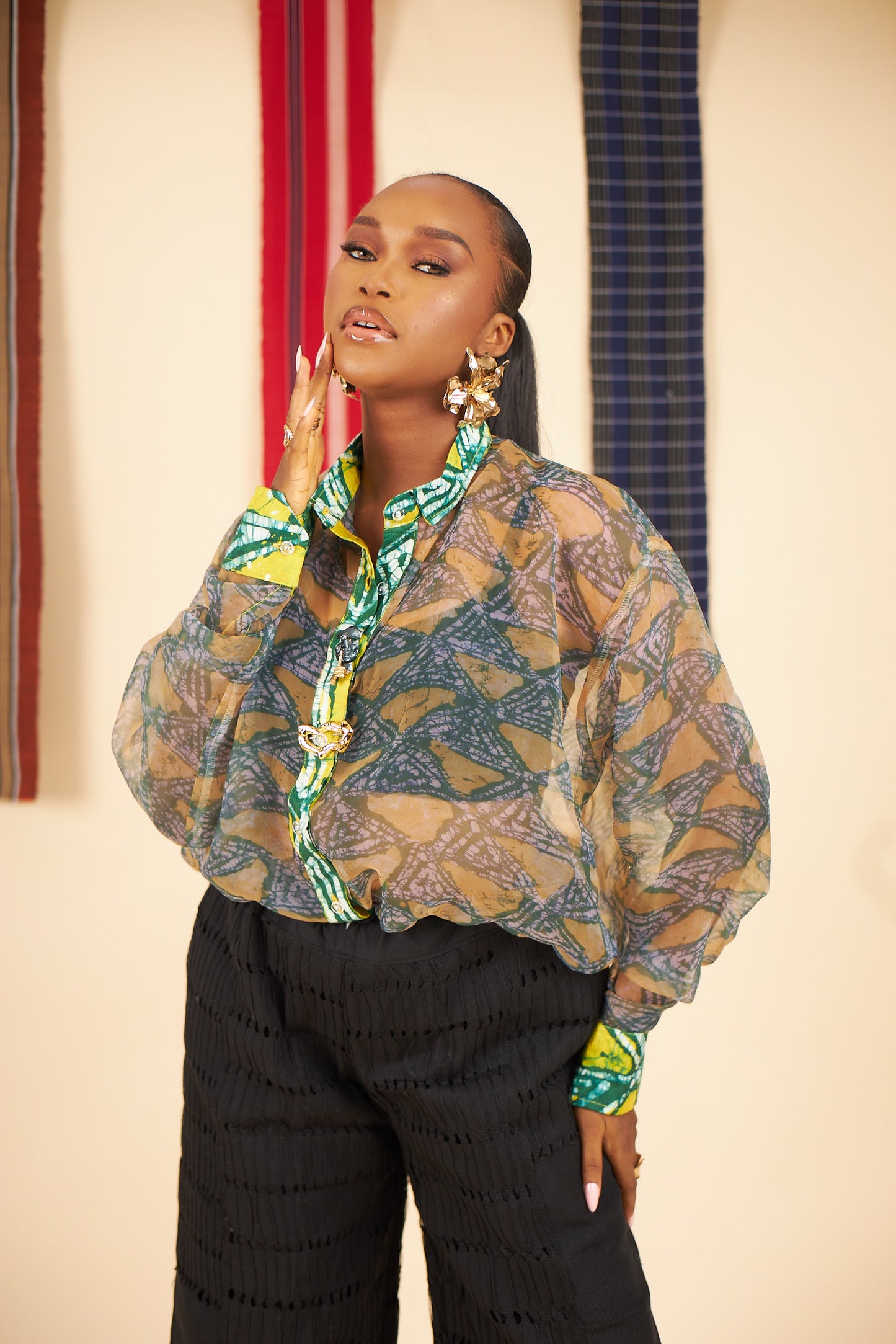Deronke Organza Shirt