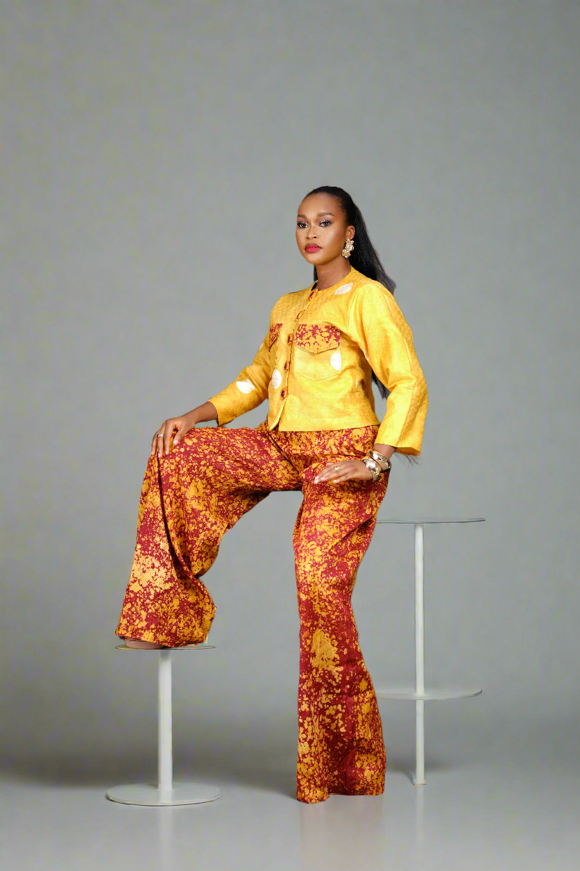 Lorena Adire cullottes set