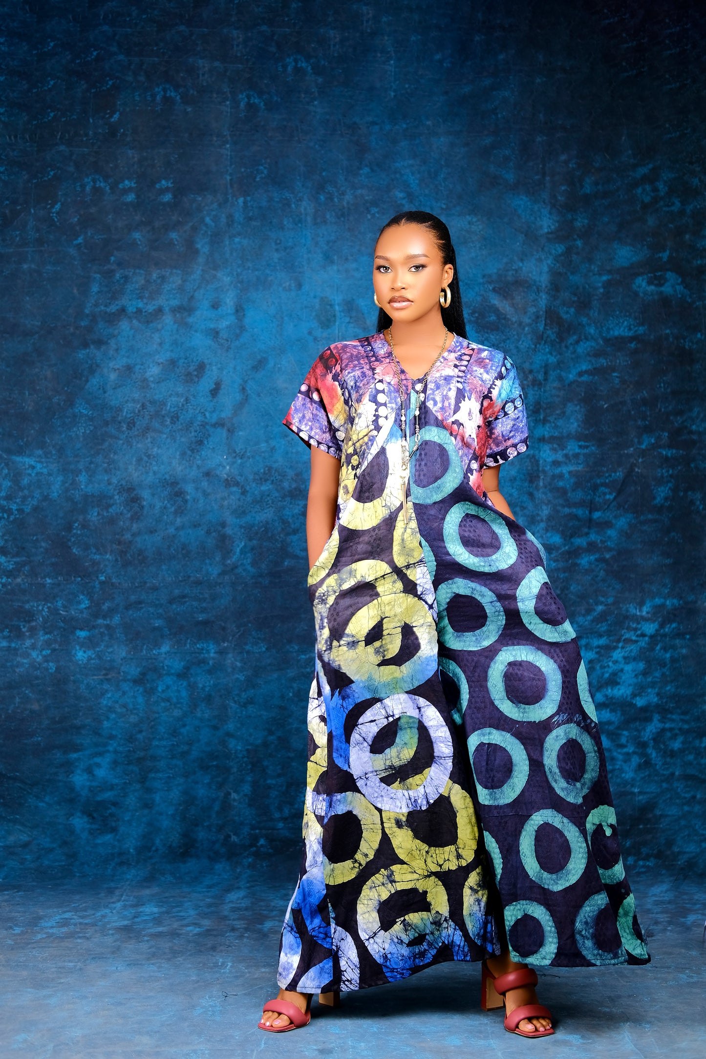 Cecelia Adire bou-bou Jumpsuit