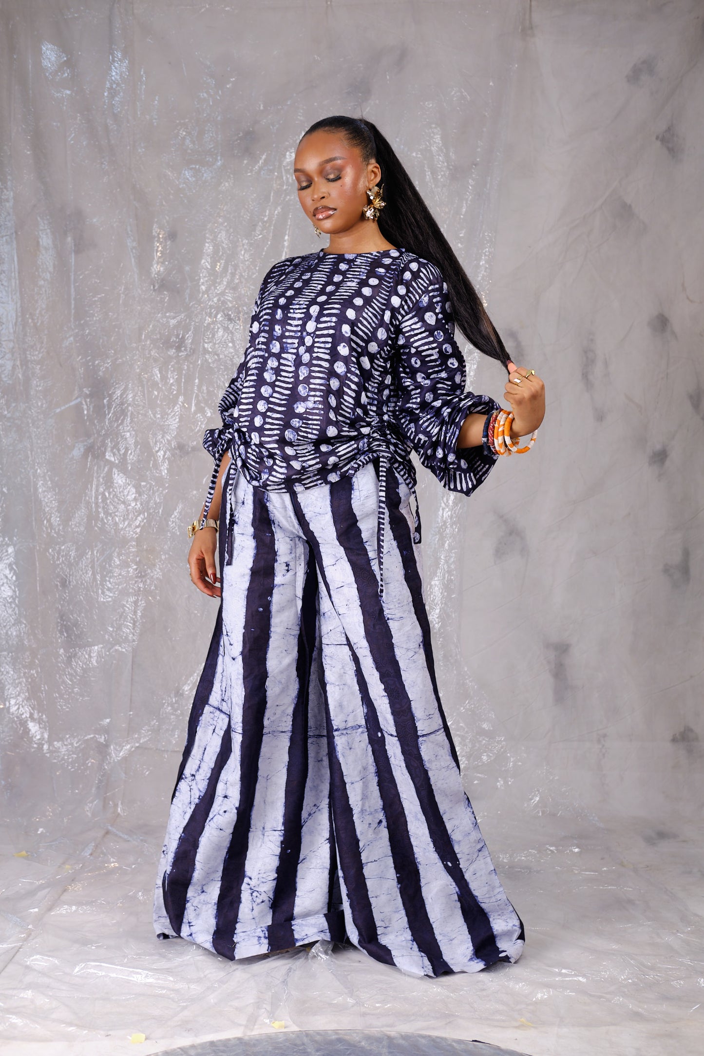 Imose Adire Pants set