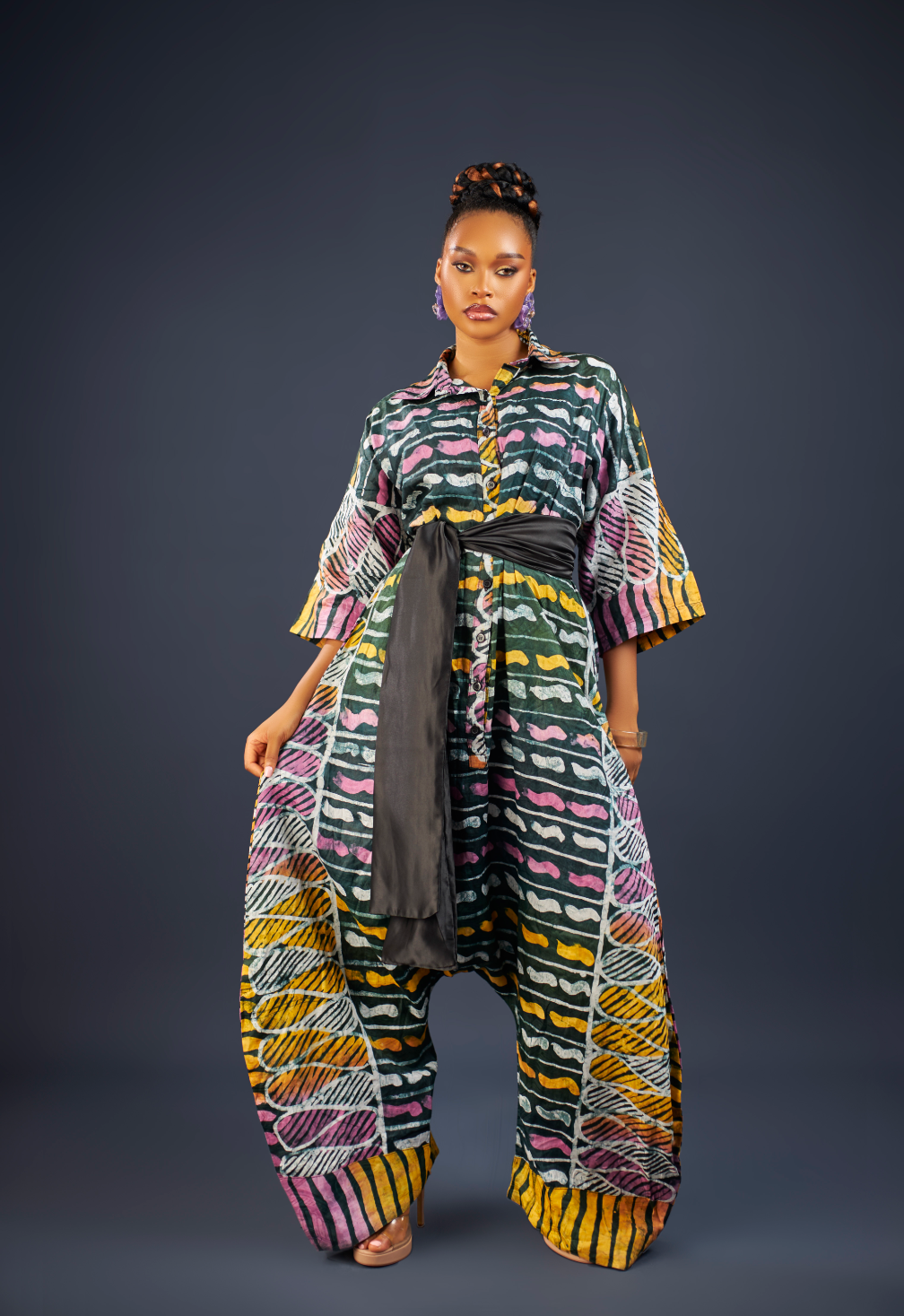 Lucia Adire jumpsuit