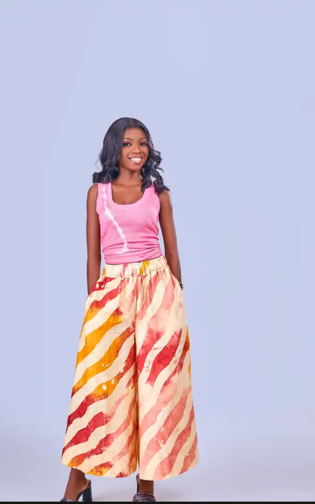 Ogo adire cullotte pants