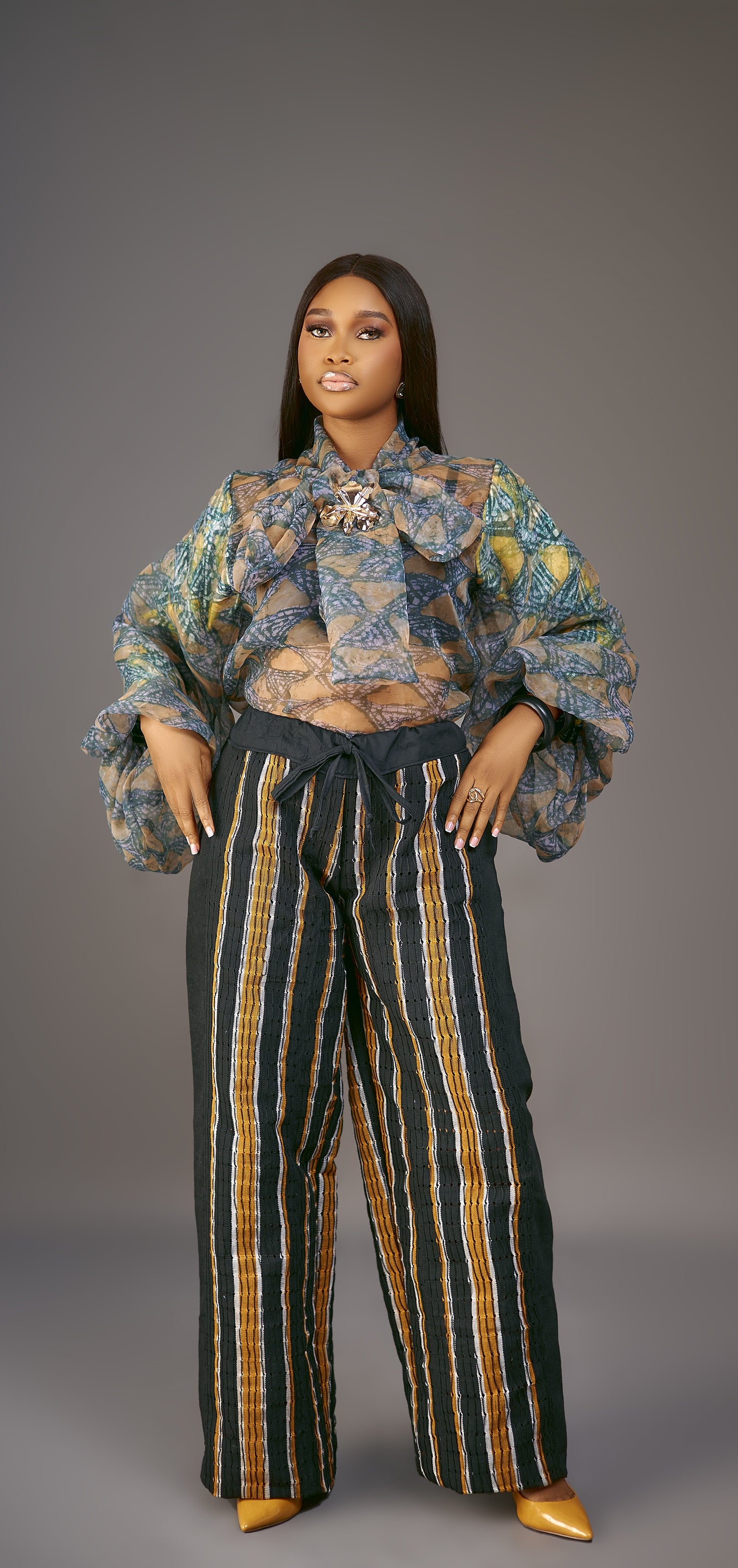 Temilade Aso Oke Pants set