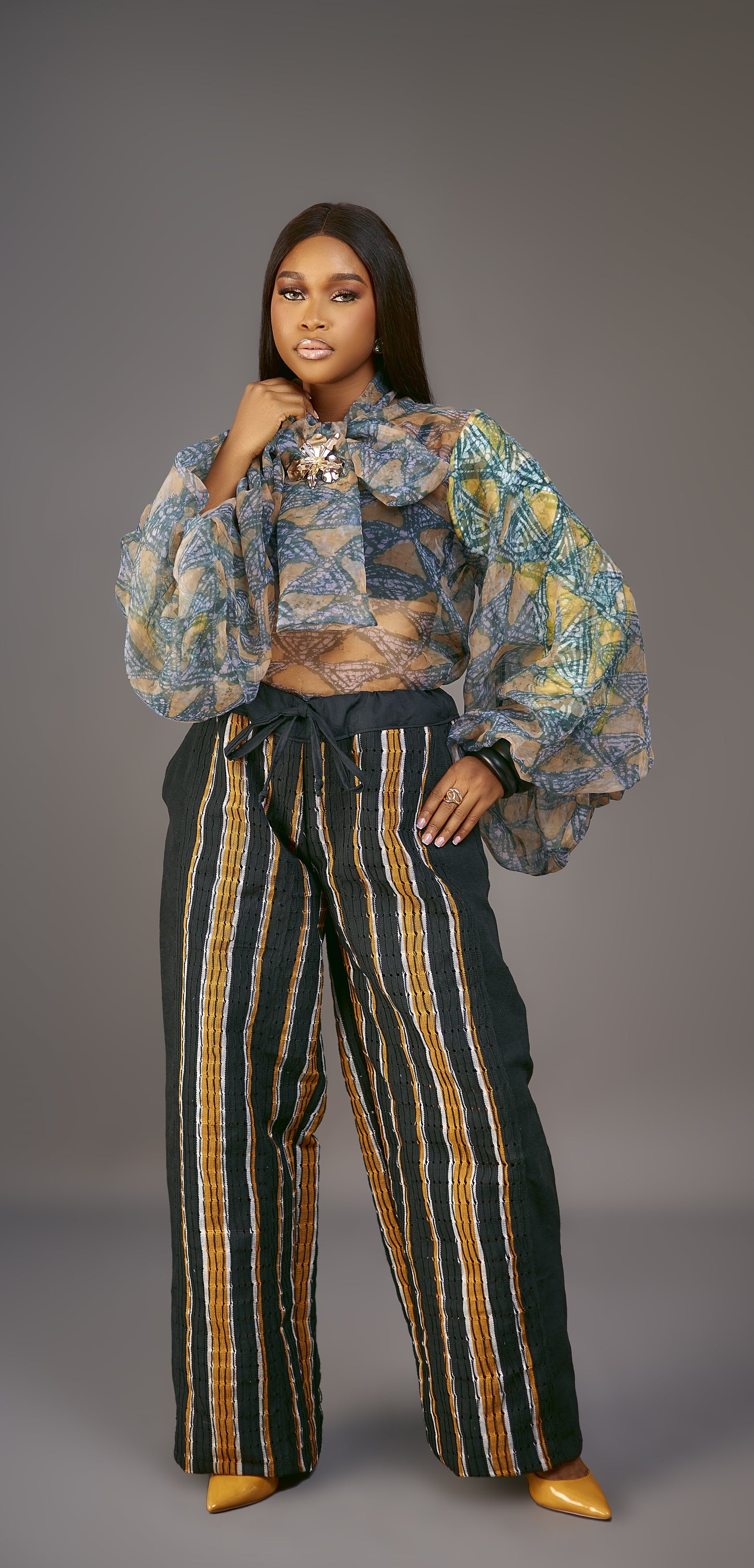 Temilade Aso Oke Pants set