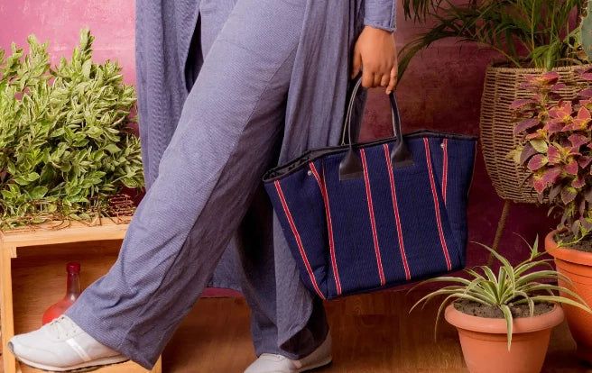 Ara Aso oke tote bag