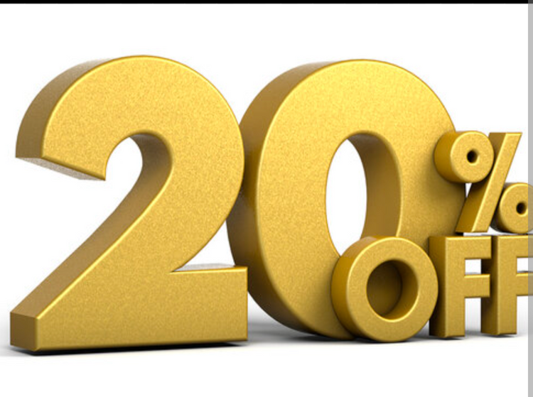 20% off