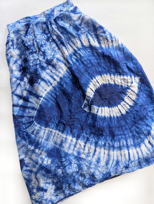 eco Silk adire Skirt
