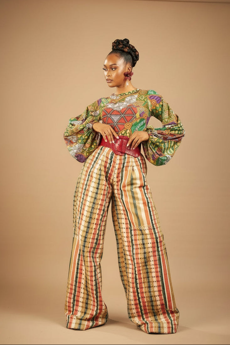 Nora Aso Oke Pants