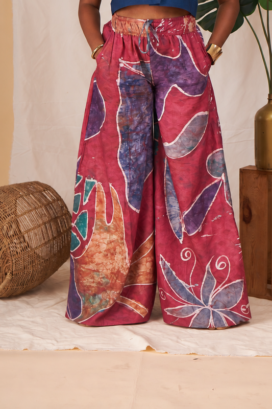 Sena Adire Wide-Leg Pants