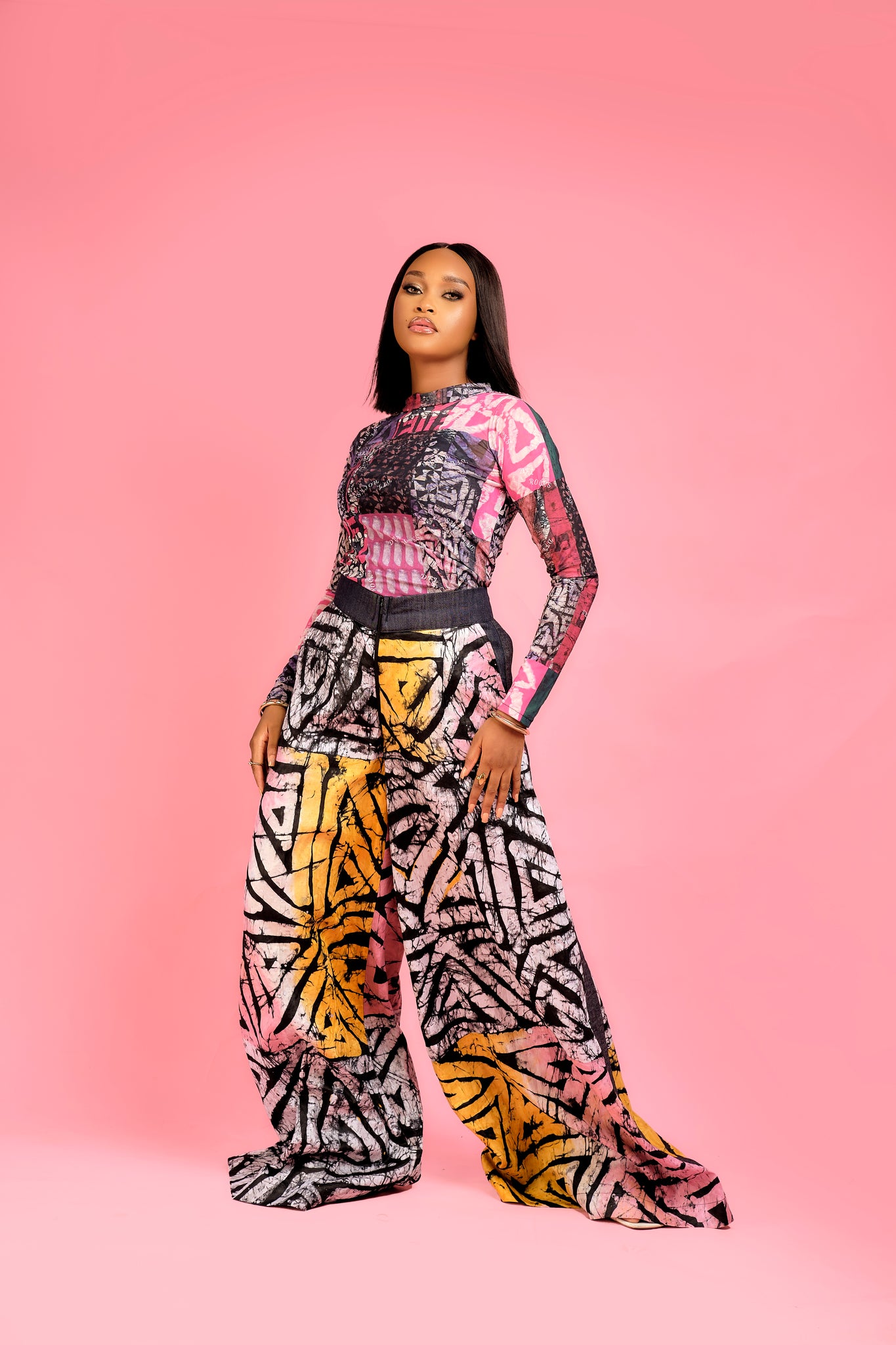 Anutise Adire cullotte set
