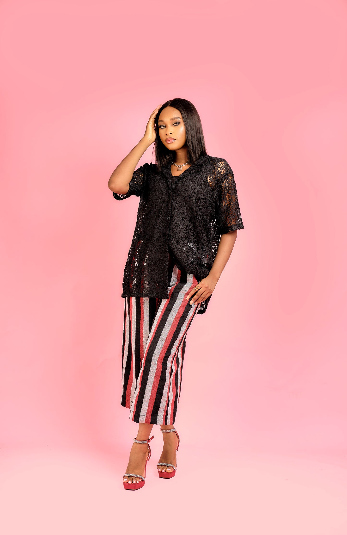 3/4 Aso oke pants