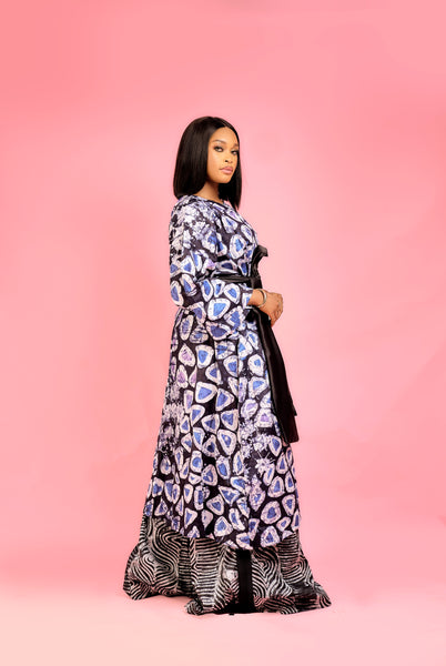 Simbiat adire kimono jacket
