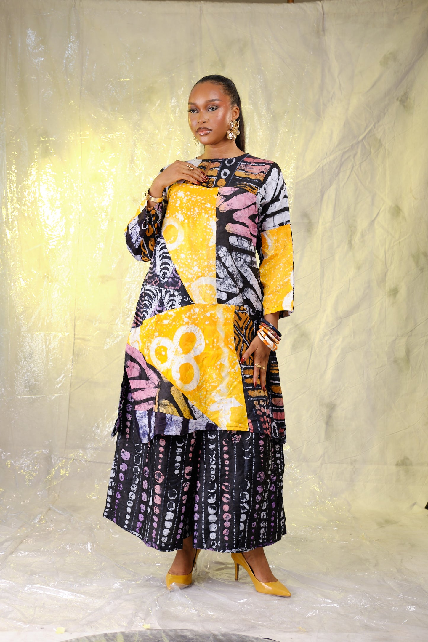 Oreoluwa patchwork tunic set