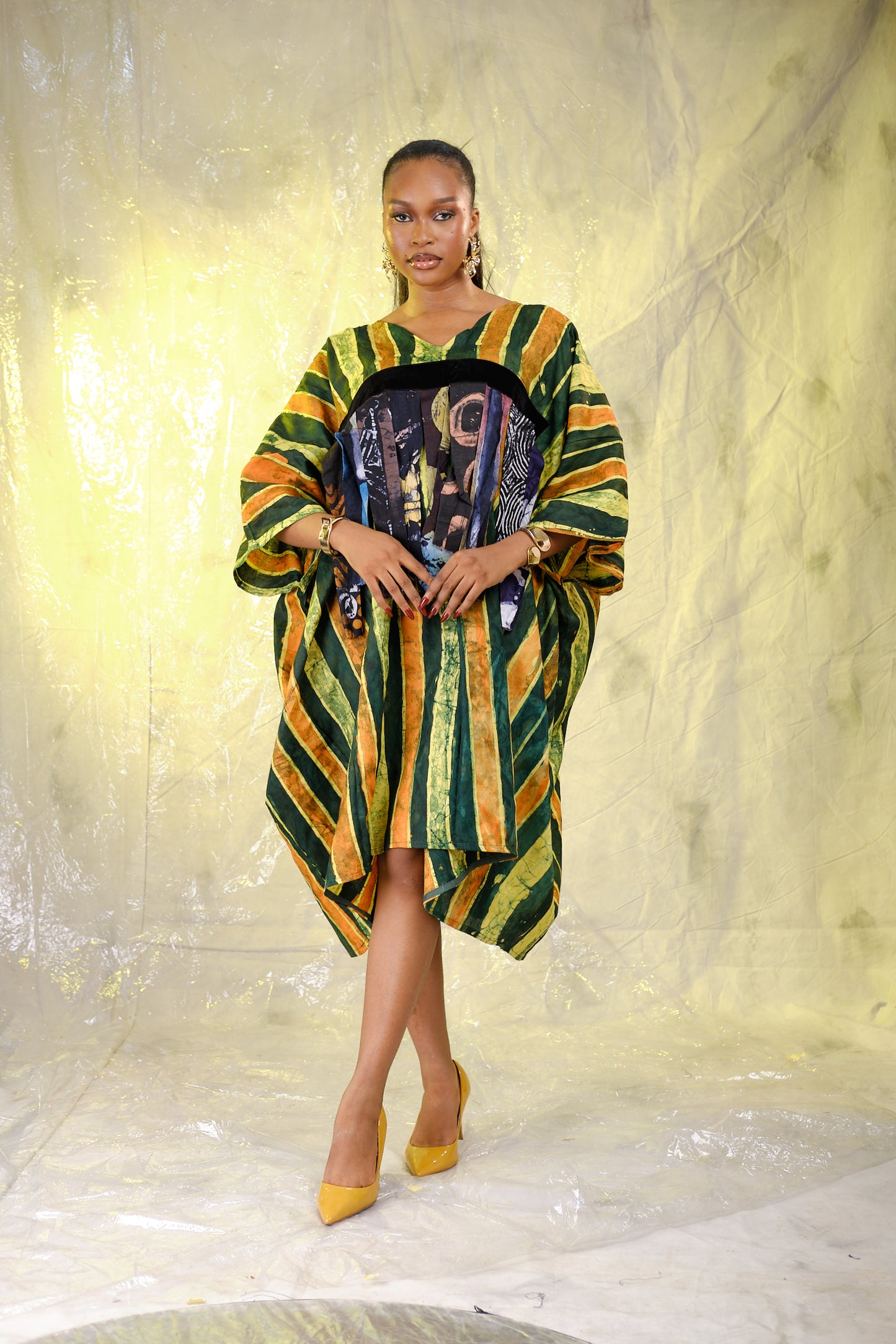 Tiise Adire tassel Bou-bou