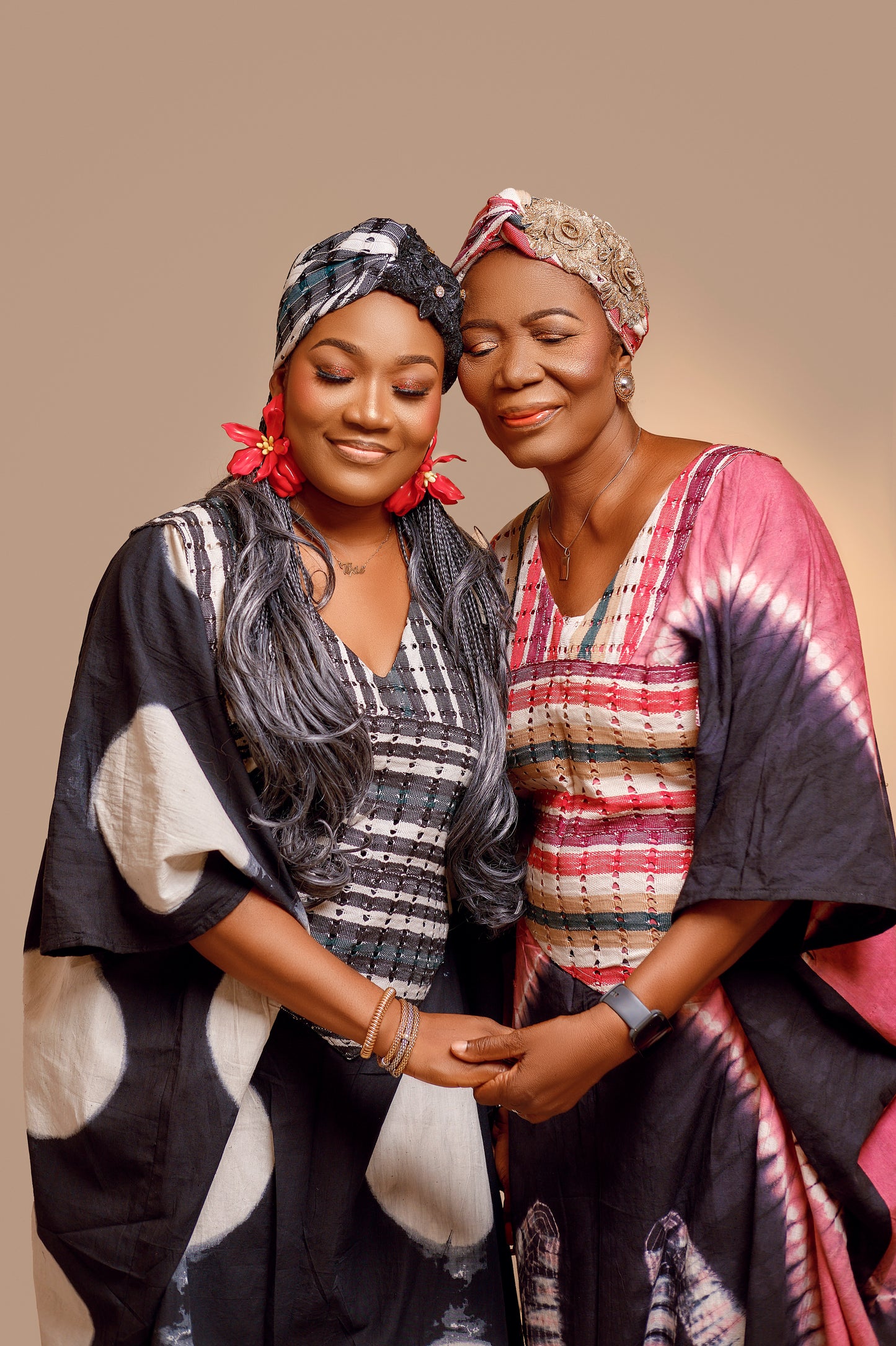 Joyce Adire & Aso oke  Boubou