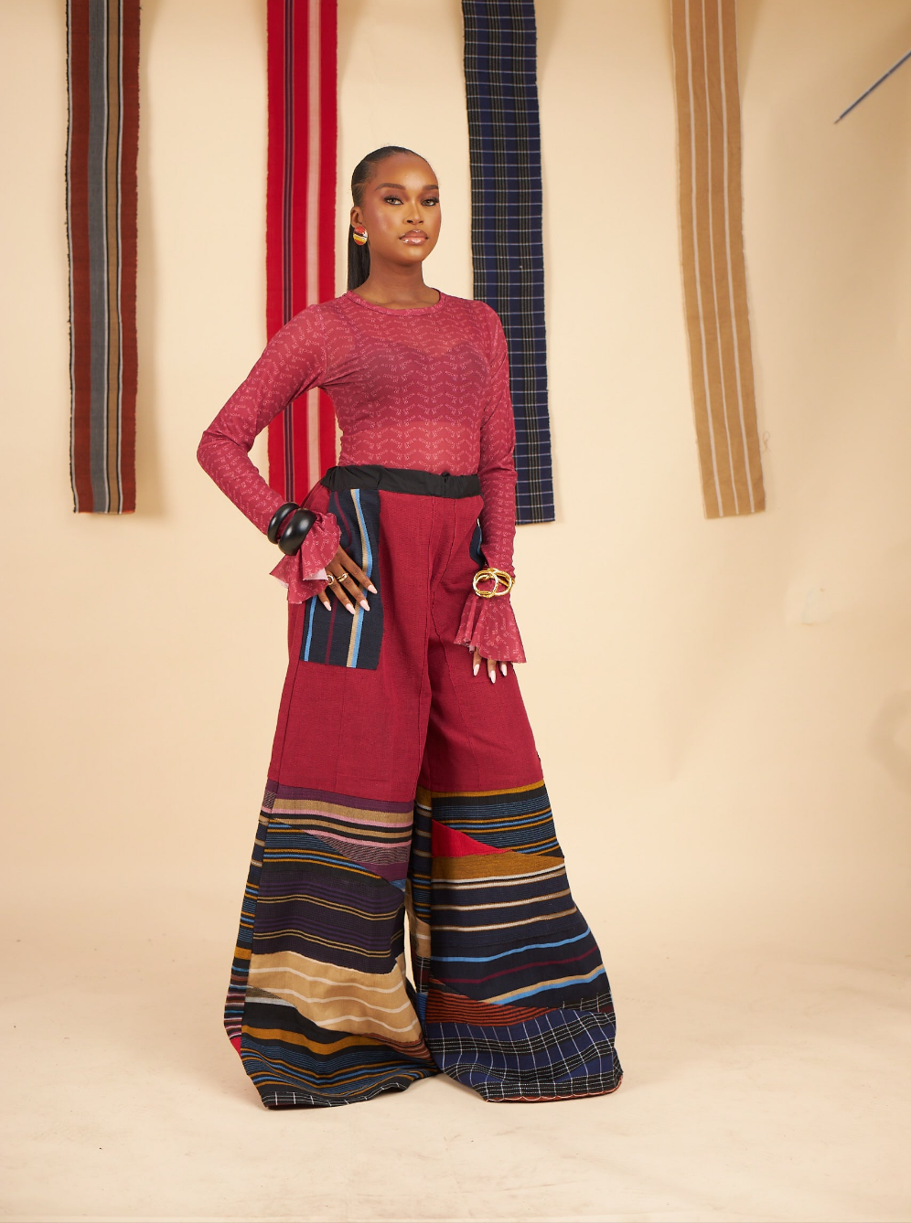 Adejoke Aso oke  Pants
