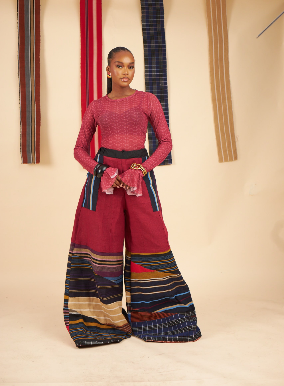 Adejoke Aso oke  Pants