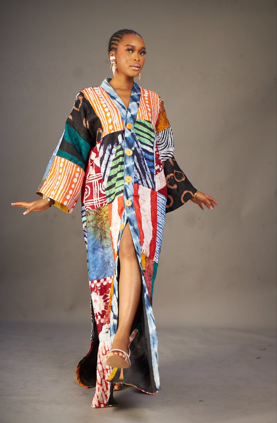 Nneoma Patchwork Adire Jacket