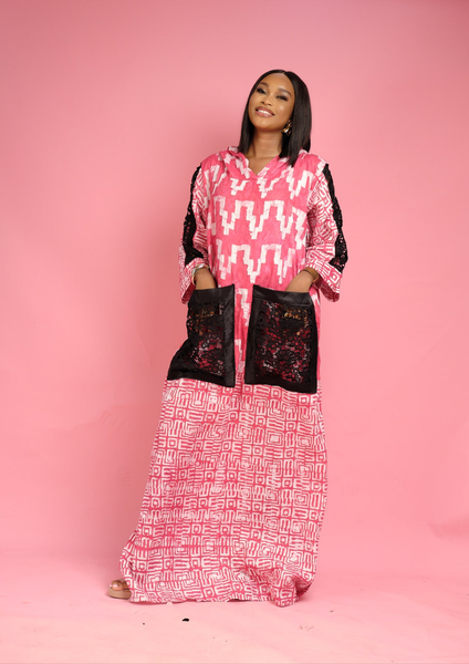 Fatimah Hooded lace Dress