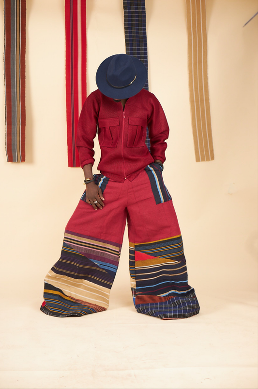 Adegoke Aso oke  Pants (Male Version)