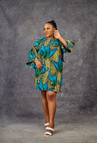 Ankara shift Dress