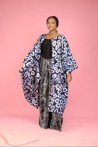 Simbiat adire kimono jacket