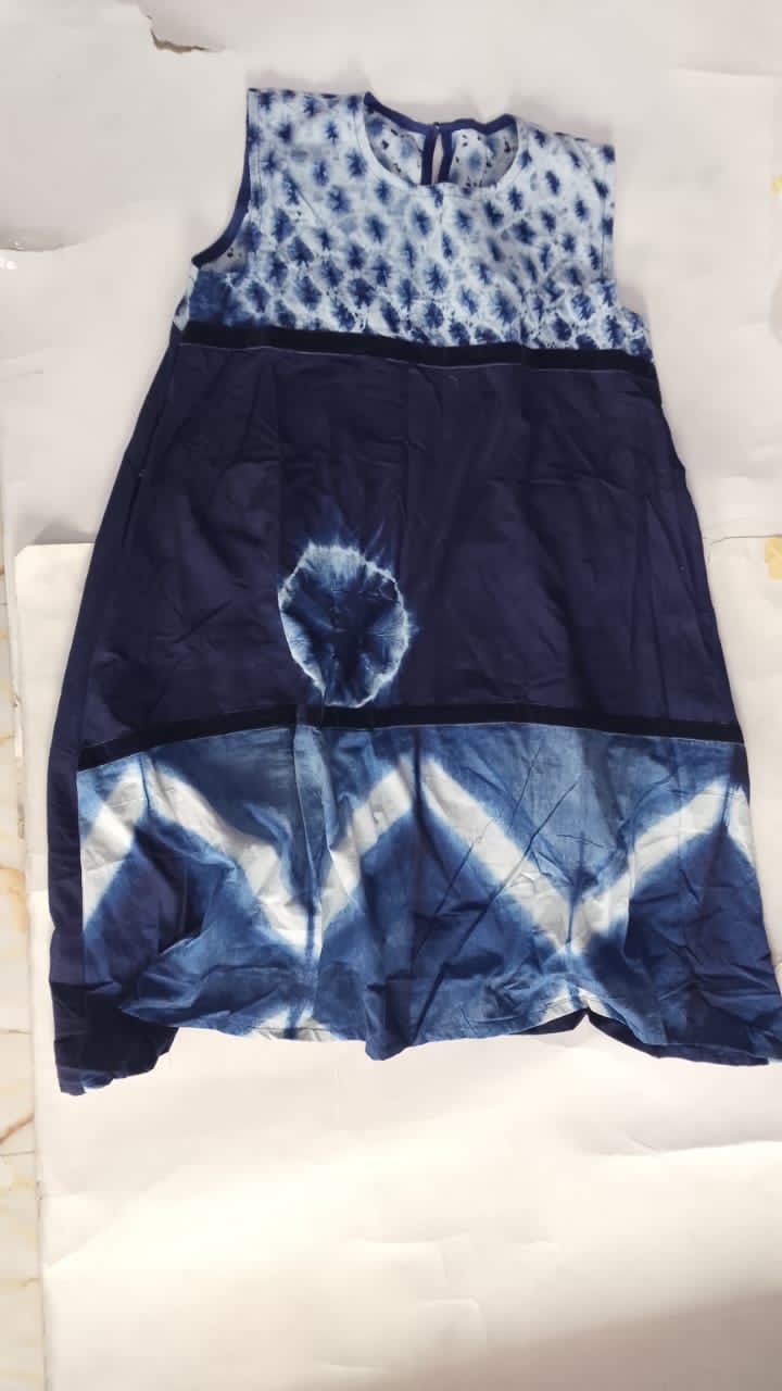 BF 2print Adire dress