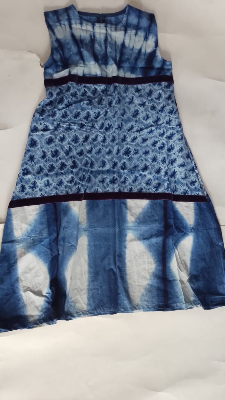 BF 2print Adire dress