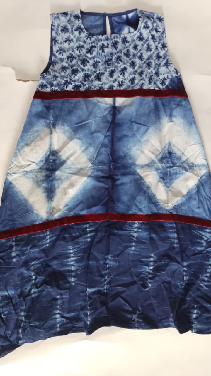 BF 2print Adire dress