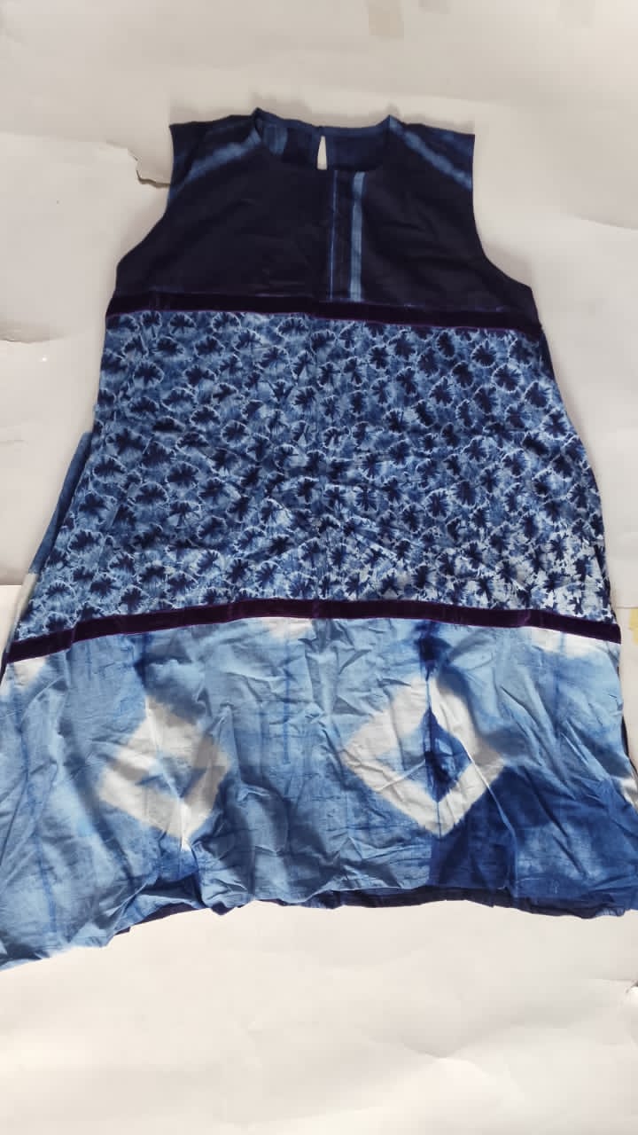 BF 2print Adire dress