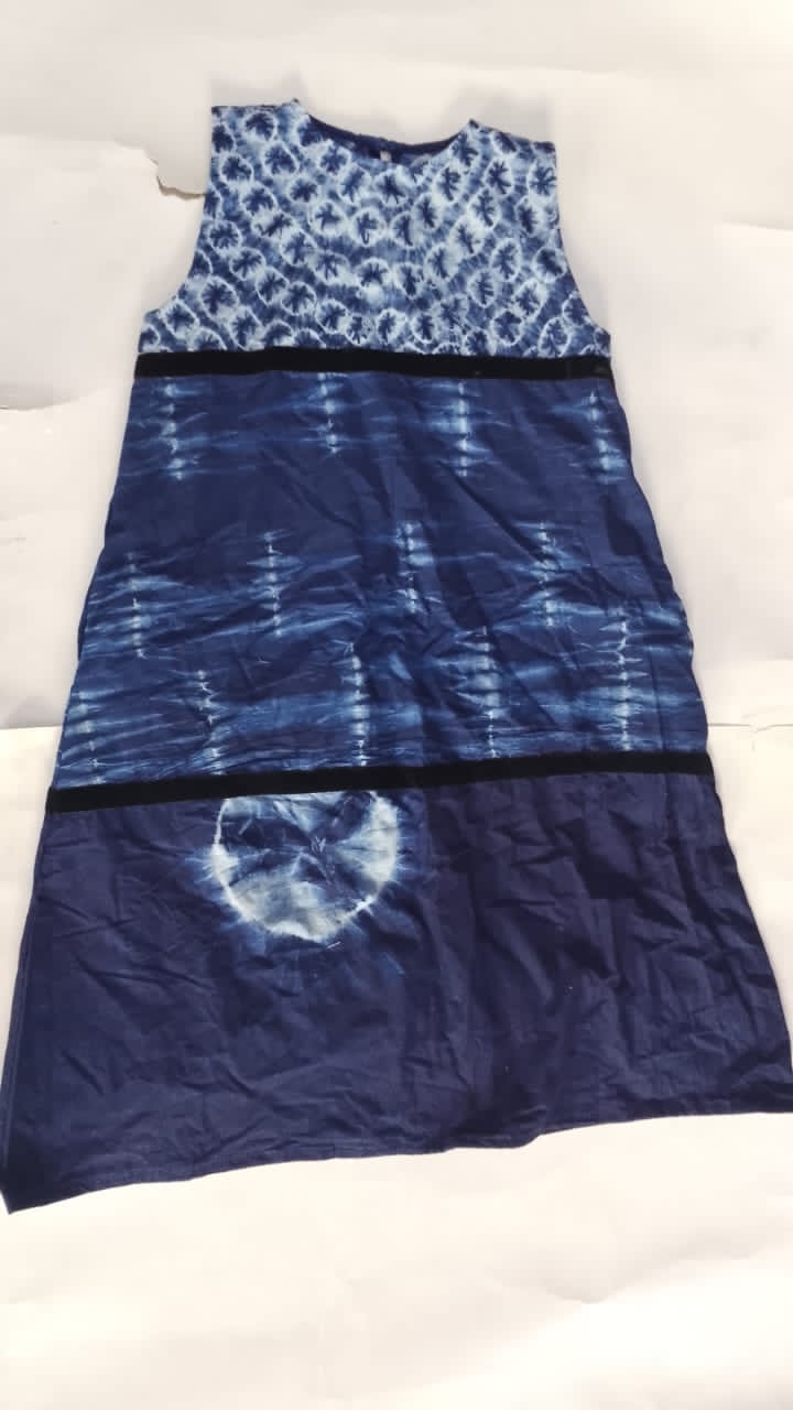 BF 2print Adire dress