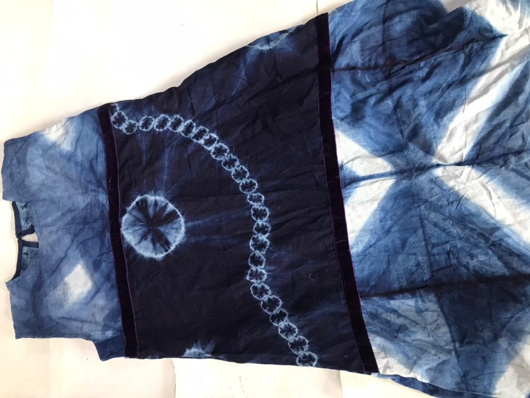 BF 2print Adire dress